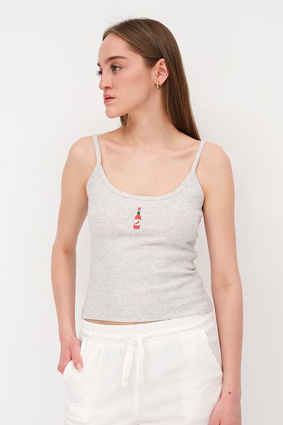 Addax Κεντημένο λουράκι Tank Top A1739