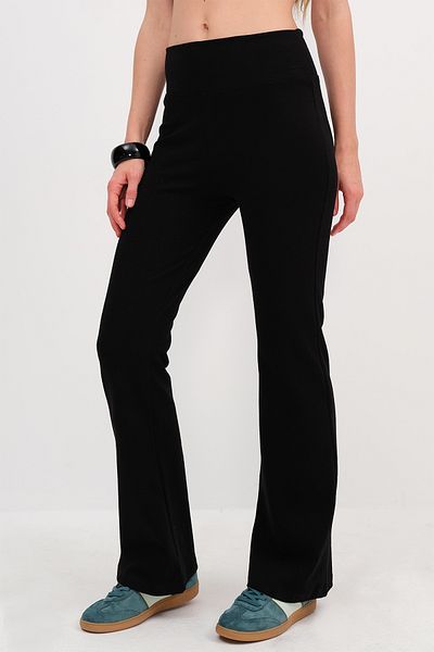 Addax Wide Waistband Flared Leggings Tyt 251017