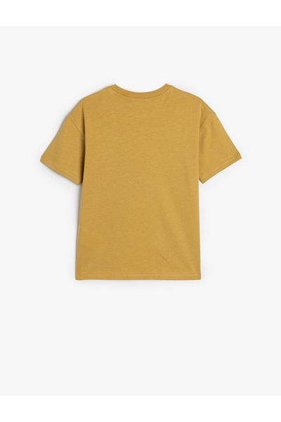 Koton Basic Oversize T-Shirt Short Sleeve Crew Neck Cotton