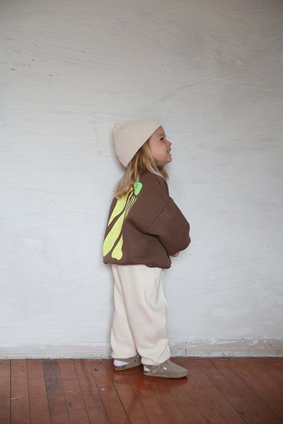 OhlalaKoala Yellow Kids Tracksuit Set - Back Printed