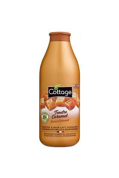 Cottage Gel de dus & Lapte de baie Lapte & Caramel