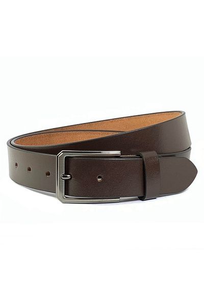 Classic Milano Genuine Leather Belt for Men 35MM – Pin Buckle Men's Belt in Gift Box for Men