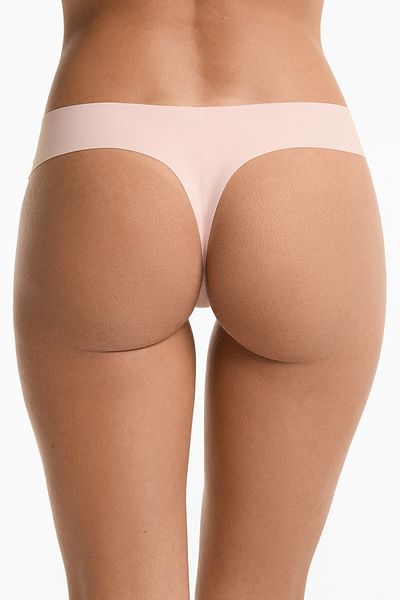 Oysho 5 laser-cut polyamide blend thongs