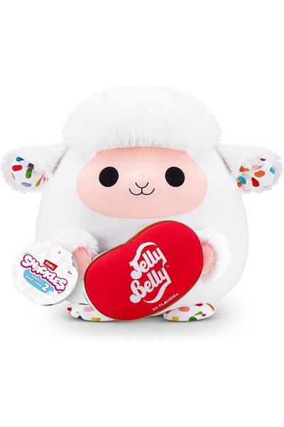 Zuru Snackles Series 2 Lamb & Jelly Belly 8 Inch Plush by ZURU, Ultra Soft Plush, Collectible Plush wi...
