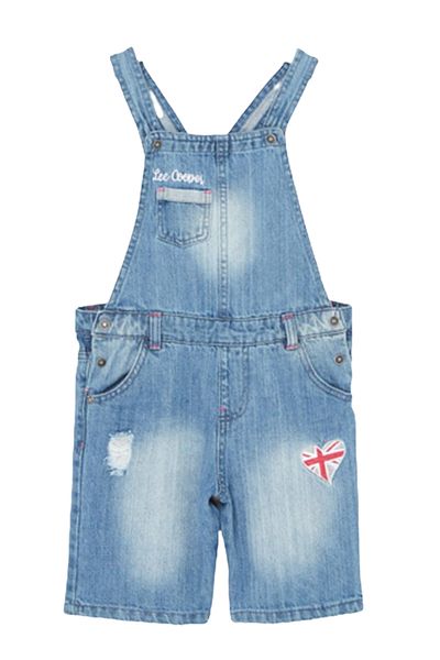 Lee Cooper Salopeta jeans fete,Lee Cooper Albastru 140 CM