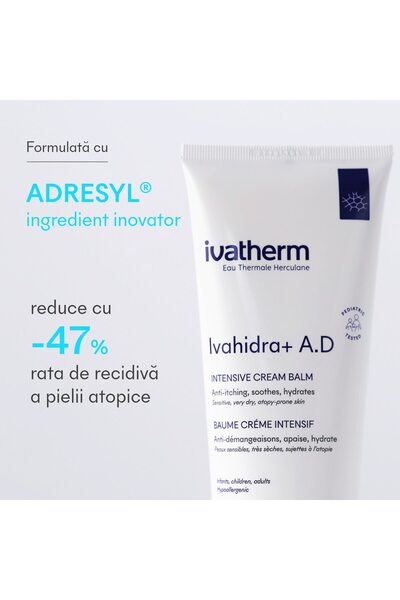 IVATHERM Crema-balsam intens emolienta Ivatherm Ivahidra+ AD