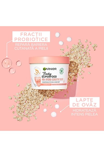 Garnier Balsam de corp hidratant Garnier Body Superfood Lapte de ovaz + Fractii Probiotice