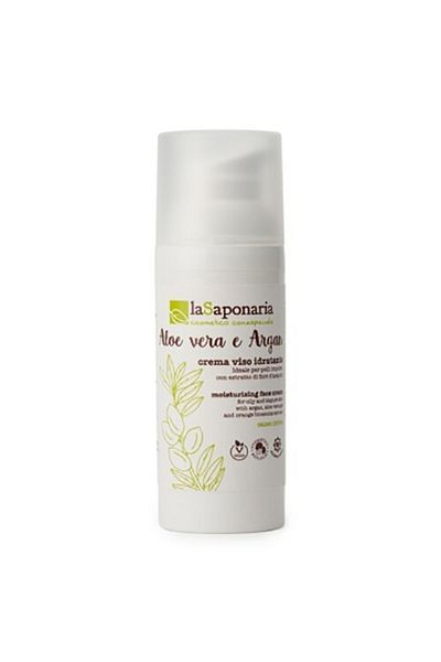 La Saponaria Crema de fata hidratanta cu aloe vera si argan La Saponaria