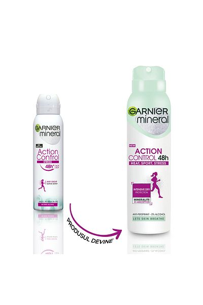 Garnier Deodorant antiperspirant spray Garnier Mineral Action Control pentru femei