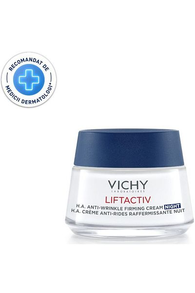 Vichy Crema de fata antirid de noapte pentru toate tipurile de ten Vichy Liftactiv H.A