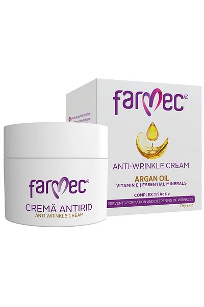 Farmec Crema antirid Farmec cu Ulei de Argan