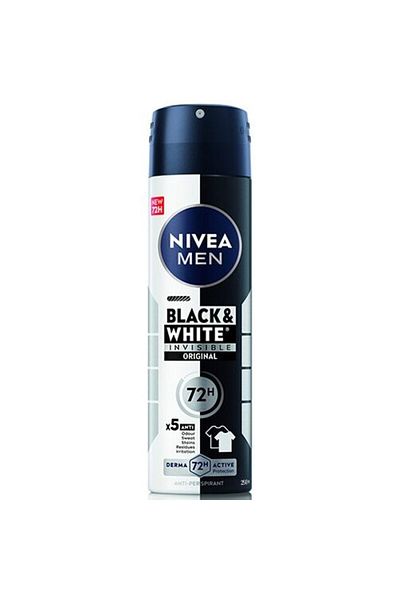 NIVEA Deodorant spray Nivea Men Invisible for Black & White Power