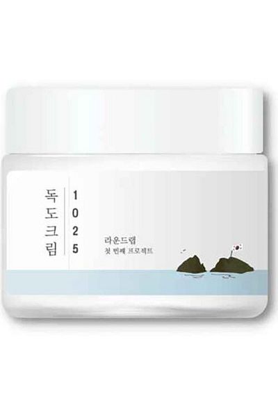 round Crema hidratanta cu 3 tipuri de acid hialuronic si 5 tipuri de ceramide Dokdo Round Lab