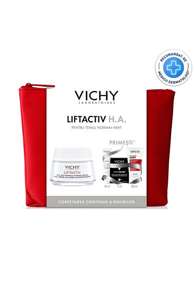 Vichy Trusa Crema antirid si fermitate Vichy Liftactiv pentru ten normal-mixt