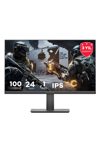 FAZEON X24F100 23.8" 100Hz 1ms HDMI VGA HDR Ready FreeSync G-Sync FHD IPS Gaming Monitör