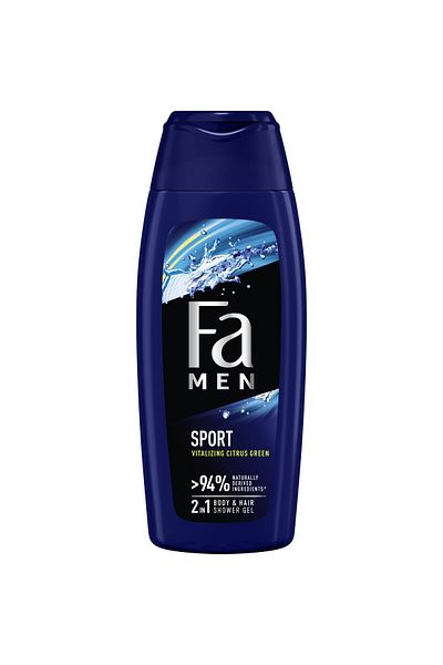 Fa Fa Men Sport 2 in 1 shower gel with green citrus scent
