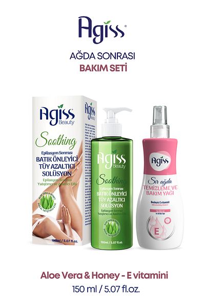 AGISS Cleansing and Care Oil 150 ml - Anti-Ingrown Hair Reducing Solution after Hair Removal