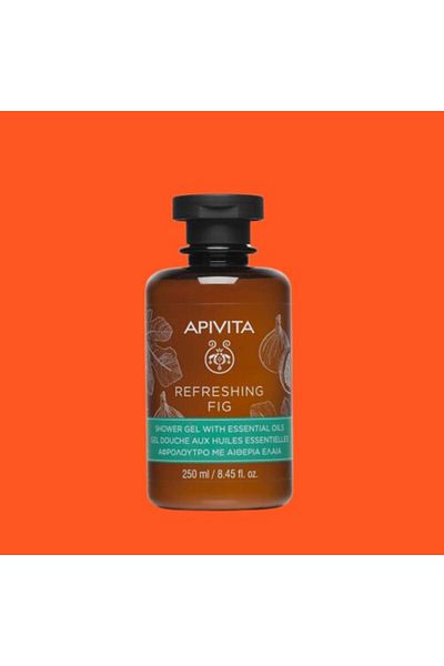 Apivita Gel de dus unisex cu aroma de smochine si uleiuri esentiale