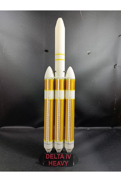 Pryod Delta Iv Rocket 3D Model