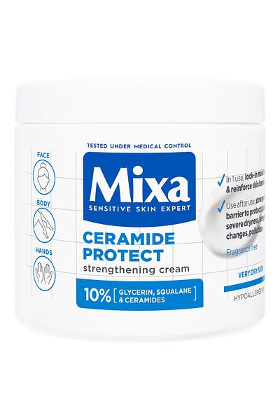 MİXA Cream with a fortifying effect for the face and body Mixa Ceramide Protect with 10% Glycerin