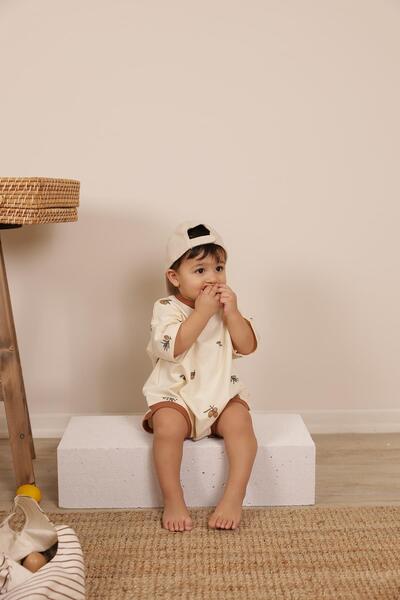 OhlalaKoala Olive Printed Oversize Jumpsuit