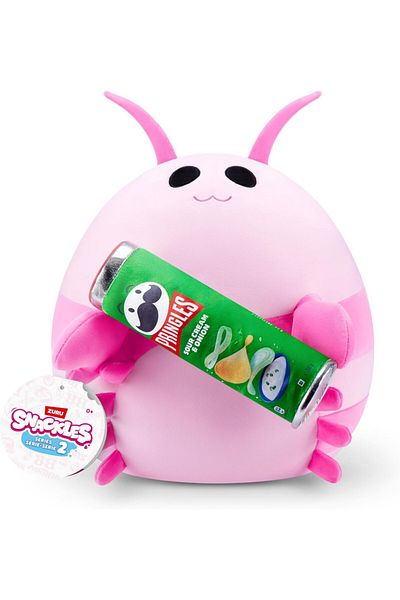 Zuru Snackles Series 2 Shrimp & Pringles 8 Inch Plush by ZURU, Ultra Soft Plush, Collectible Plush wit...