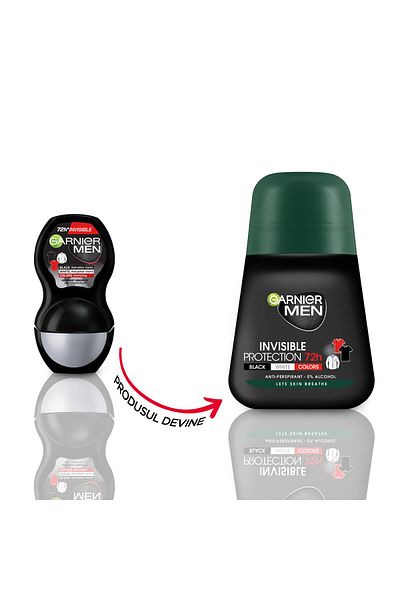 Garnier Garnier Mineral Invisible roll-on antiperspirant deodorant for men