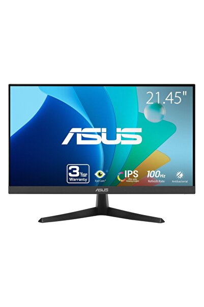 ASUS VY229HF 21.5" 100Hz 1Ms VGA+HDMI FullHD Adaptive-Sync IPS Vesa Monitör
