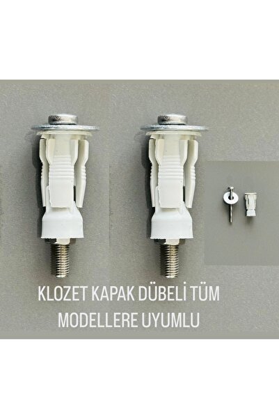 SWORDPLAST 2’li Klozet Kapağı Dübeli Her Markayla Uyumlu Paslanmaz