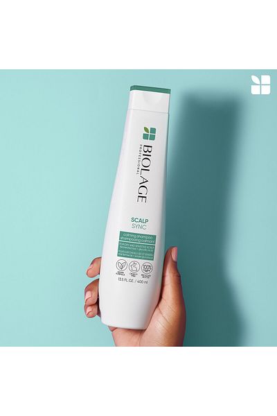 Biolage Sampon calmant Biolage Scalp Sync cu acid glicolic si extract de ceai fermentat