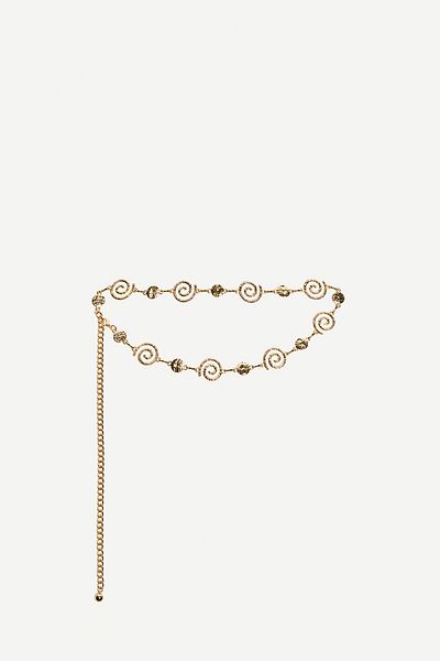 Bershka Spiral chain belt