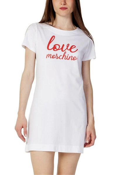Love Moschino Rochie-tricou dama Love Moschino W592927 Alb XL INTL