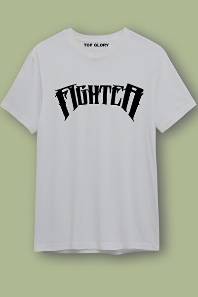 TOP GLORY Αθλητικό μπλουζάκι Fighter Printed Sports Athlete T-Shirt