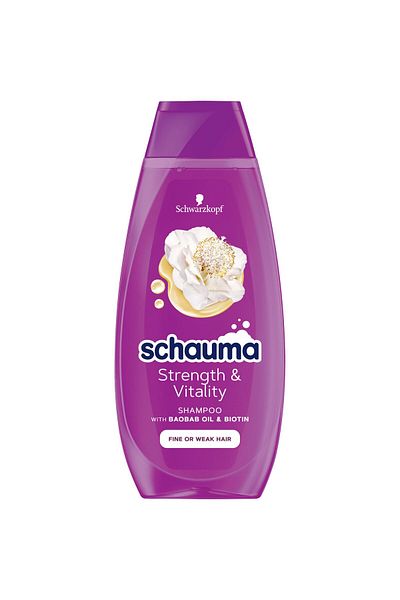 Schauma Sampon Schauma Strength & Vitality pentru par fragil sau cu fir subtire