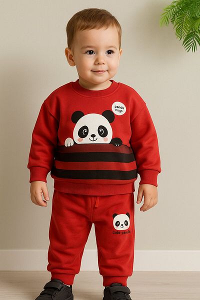 Jaju Baby Red Panda Children's Bottom Top Suit