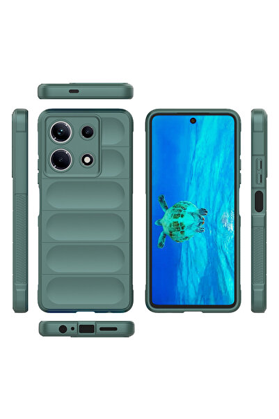 halkhouse İnfinix Note 30 4G Kılıf Kamera Korumalı İçi Kadife Esnek Etnik Renkli Yumuşak Silikon Kapak