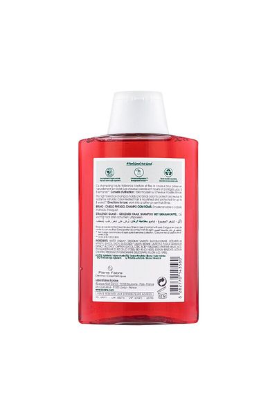 Klorane Klorane shampoo with pomegranate extract for color fixation