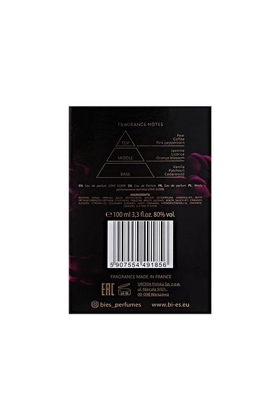 Bİ ES POL Love Elixir Eau de Parfum for Women