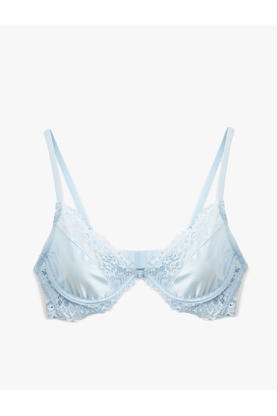 Koton Sutien din satin cu sârmă, cu potrivire confortabilă