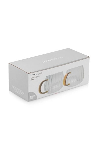 LC Waikiki LCW HOME Renksiz Cam Kupa Seti 2'li 200 ml
