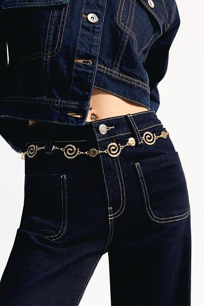 Bershka Spiral chain belt