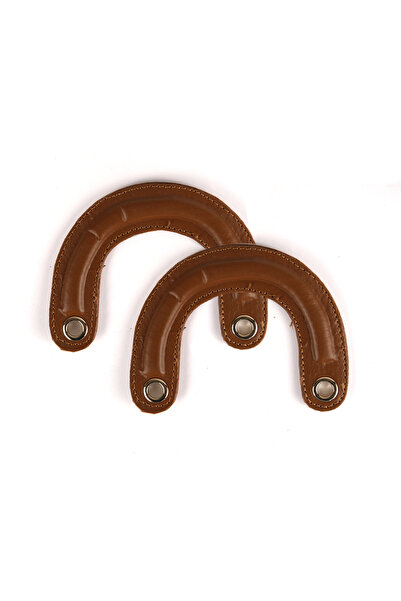 Prestij Boncuk Suni Deri Spor Dikişli Taba Tutma Çanta Sapı Çifti Light Gold ...