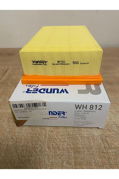 WUNDER Wh812 Air Filter Clio Iii 1.2 - 1.4 - 1.6 Nissan Juke 1.5 Micra Iii Iv 1.5 Note 1.3