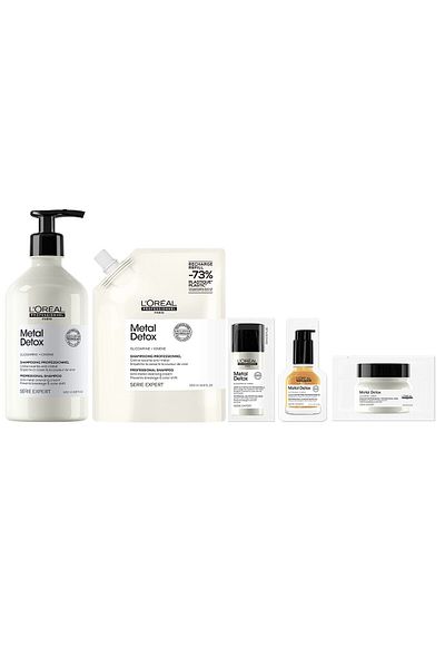 L'Oreal Paris Pachet: Sampon L'Oreal Professionnel Serie Expert Metal Detox pentru curatarea metalelor din par