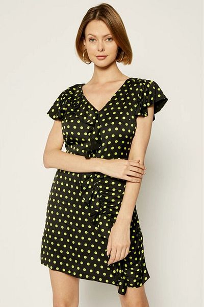 Guess Rochie Guess cocktail Gisel W0GK0M Negru M INTL