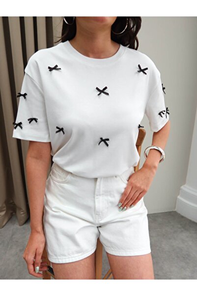 ESRAHELVACI Μπλουζάκι με φιόγκο