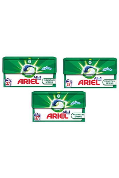 Ariel Rufe All In One Pods Mountain Spring Laundry Detergent - 111 Capsules