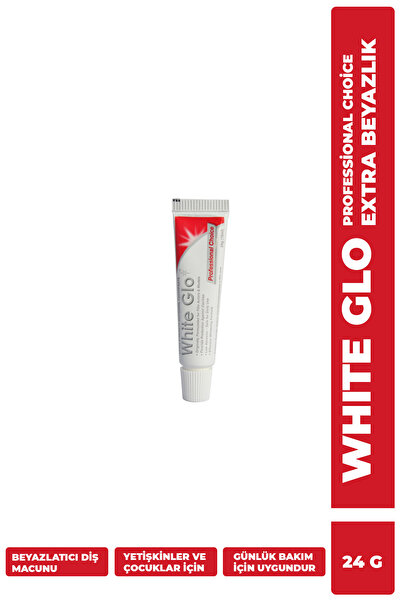 White Glo Beyazlatıcı Diş Macunu Ekstra Formül 24 G Avantajlı Paket X 3 Adet
