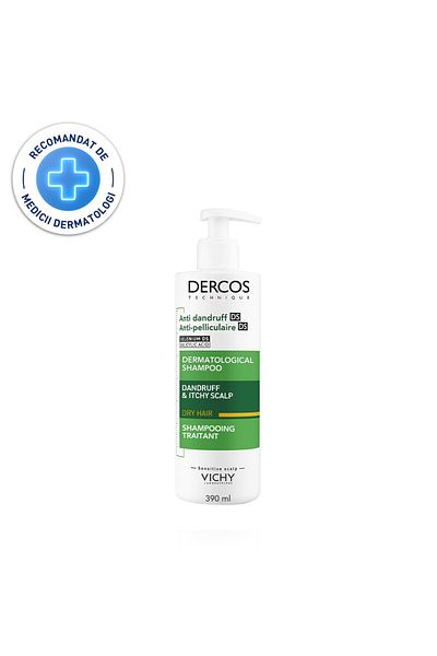 Vichy Sampon anti-matreata Vichy Dercos pentru par uscat