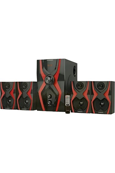 Genel Markalar Ts-40 Serisi Bluetoothlu 4+1 Dijital Ekran Radyolu Usb Tf Destekli Ses Sistemi 52 Watt